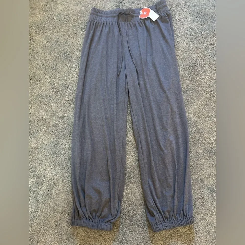 NWT!! SOLID KNOTTED JERSEY TROUSERS CURVE & PLUS From Cider, Comfy AND Sleek - Picture 9 of 15